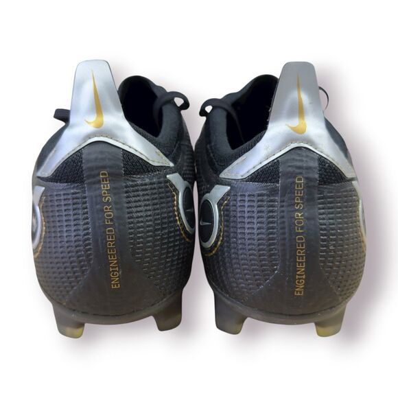 Nike Merucial Vapor 14 Elite FG Soccer Football Cleats - Men Size 9.5 Gold Black - Picture 4 of 13